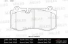 E400270 MILES Комплект тормозных колодок, дисковый тормоз