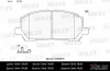 E400370 MILES Комплект тормозных колодок, дисковый тормоз