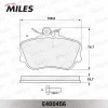 Превью - E400456 MILES Комплект тормозных колодок, дисковый тормоз (фото 2)