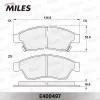 Превью - E400497 MILES Комплект тормозных колодок, дисковый тормоз (фото 2)