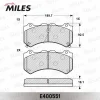 Превью - E400551 MILES Комплект тормозных колодок, дисковый тормоз (фото 2)