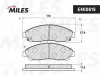 Превью - E400615 MILES Комплект тормозных колодок, дисковый тормоз (фото 2)