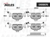 E400676 MILES Комплект тормозных колодок, дисковый тормоз