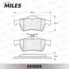 Превью - E410005 MILES Комплект тормозных колодок, дисковый тормоз (фото 2)