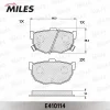 Превью - E410114 MILES Комплект тормозных колодок, дисковый тормоз (фото 2)