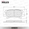 Превью - E410223 MILES Комплект тормозных колодок, дисковый тормоз (фото 2)