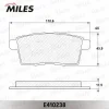 E410238 MILES Комплект тормозных колодок, дисковый тормоз