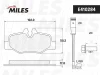 Превью - E410284 MILES Комплект тормозных колодок, дисковый тормоз (фото 2)