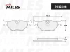 Превью - E410296 MILES Комплект тормозных колодок, дисковый тормоз (фото 2)