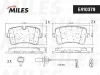 Превью - E410379 MILES Комплект тормозных колодок, дисковый тормоз (фото 2)