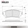 Превью - E410440 MILES Комплект тормозных колодок, дисковый тормоз (фото 2)