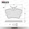 Превью - E410474 MILES Комплект тормозных колодок, дисковый тормоз (фото 2)