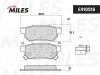 Превью - E410516 MILES Комплект тормозных колодок, дисковый тормоз (фото 2)