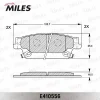 Превью - E410556 MILES Комплект тормозных колодок, дисковый тормоз (фото 2)