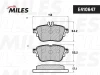 E410647 MILES Комплект тормозных колодок, дисковый тормоз