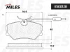 Превью - E500128 MILES Комплект тормозных колодок, дисковый тормоз (фото 2)