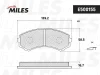 Превью - E500155 MILES Комплект тормозных колодок, дисковый тормоз (фото 2)