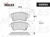 Превью - E500163 MILES Комплект тормозных колодок, дисковый тормоз (фото 2)