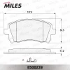 Превью - E500239 MILES Комплект тормозных колодок, дисковый тормоз (фото 2)