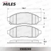 Превью - E500249 MILES Комплект тормозных колодок, дисковый тормоз (фото 2)
