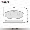 Превью - E500260 MILES Комплект тормозных колодок, дисковый тормоз (фото 2)