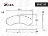 Превью - E500303 MILES Комплект тормозных колодок, дисковый тормоз (фото 2)