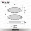 Превью - E500472 MILES Комплект тормозных колодок, дисковый тормоз (фото 2)