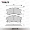 Превью - E500546 MILES Комплект тормозных колодок, дисковый тормоз (фото 2)