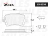 Превью - E510059 MILES Комплект тормозных колодок, дисковый тормоз (фото 2)