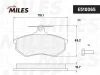 Превью - E510065 MILES Комплект тормозных колодок, дисковый тормоз (фото 2)