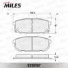 Превью - E510167 MILES Комплект тормозных колодок, дисковый тормоз (фото 2)