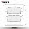 Превью - E510244 MILES Комплект тормозных колодок, дисковый тормоз (фото 2)