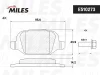 Превью - E510273 MILES Комплект тормозных колодок, дисковый тормоз (фото 2)