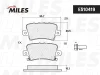 Превью - E510419 MILES Комплект тормозных колодок, дисковый тормоз (фото 2)