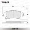 Превью - E510440 MILES Комплект тормозных колодок, дисковый тормоз (фото 2)