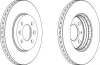 Превью - DDF398-1 FERODO Тормозной диск (фото 2)