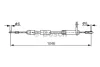 1 987 477 809 BOSCH Тросик, cтояночный тормоз