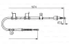 1 987 482 714 BOSCH Тросик, cтояночный тормоз