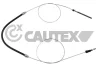 017121 CAUTEX Тросик, cтояночный тормоз
