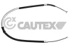 019049 CAUTEX Тросик, cтояночный тормоз