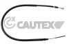 019065 CAUTEX Тросик, cтояночный тормоз