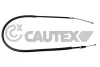 025223 CAUTEX Тросик, cтояночный тормоз