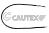 038037 CAUTEX Тросик, cтояночный тормоз