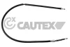 038038 CAUTEX Тросик, cтояночный тормоз