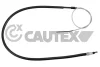 038519 CAUTEX Тросик, cтояночный тормоз