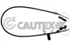 069038 CAUTEX Тросик, cтояночный тормоз