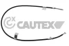 088011 CAUTEX Тросик, cтояночный тормоз