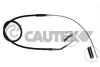 208005 CAUTEX Тросик, cтояночный тормоз
