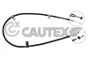 708087 CAUTEX Тросик, cтояночный тормоз