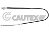 760149 CAUTEX Тросик, cтояночный тормоз